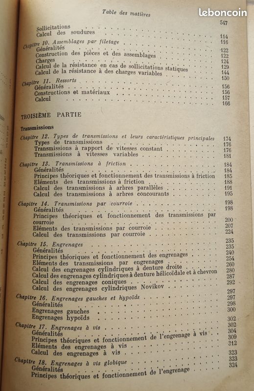 "Éléments de machines" par V. DOBROVOLSKI - Édition MIR (MOSCOU) (image 4)