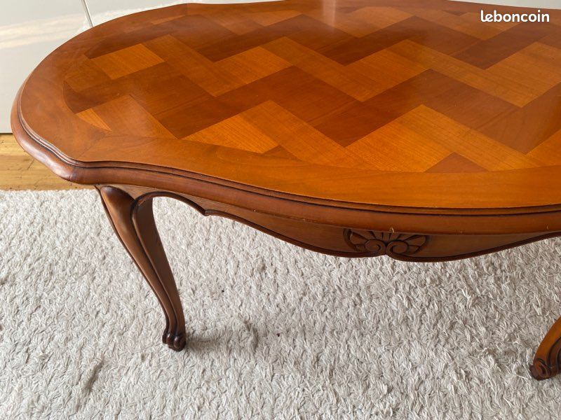 Table basse en bois merisier (image 2)