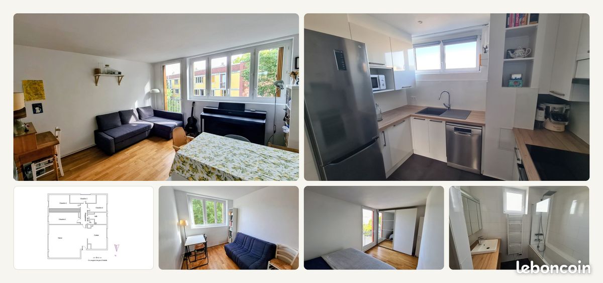 Appartement 5 pièces 82 m² · à Antony · 81,6 m² · 325 000 €