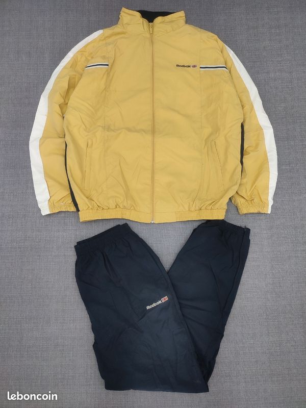 Reebok Veste Survetement Reebok Jaune Veste Pantalon Reebok Homme