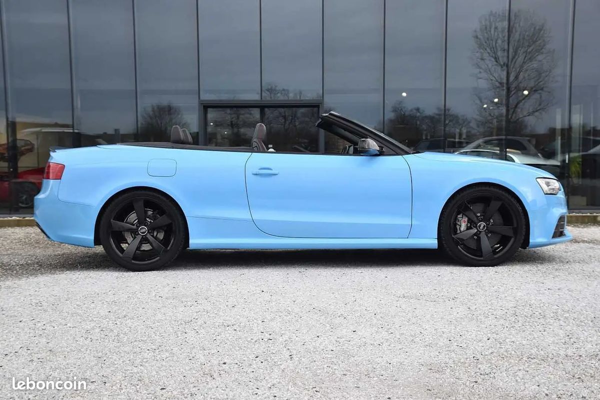 Audi RS5 Cabriolet V8 4.2 450ch Audi Exclusive / Bleu Cepheus Lamborghini / Carbone Int. / B&O (image 3)
