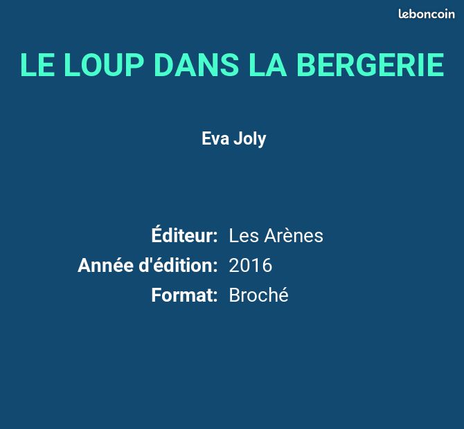 LE LOUP DANS LA BERGERIE - Eva Joly et Guillemette Faure (image 2)