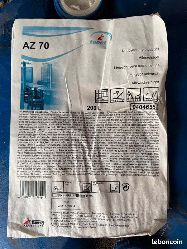Nettoyant Multi usage fût 200 litres (image 2)