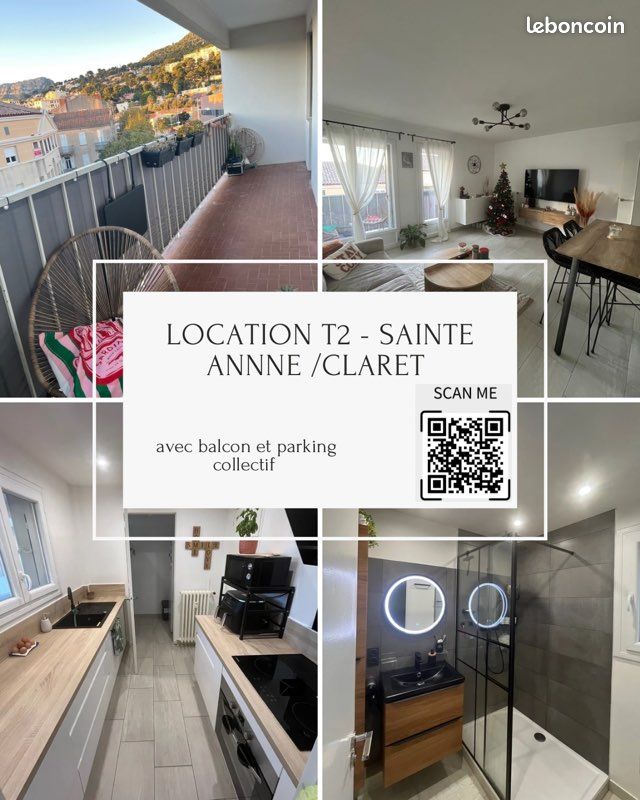 Appartement 2 pièces 45 m² · à Toulon · 45 m² · 820 €/mois