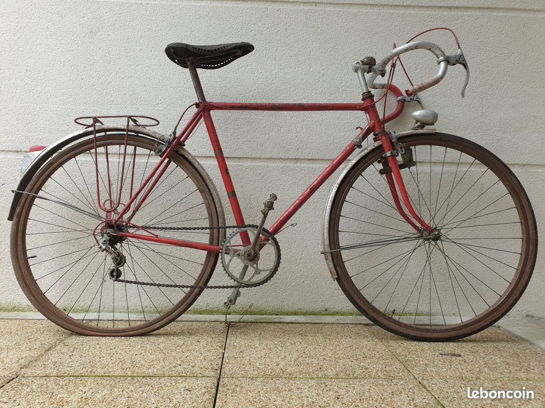 Repose-Mains Vélo Marron Aero - Cocottes Vintage Passage Câble Interne