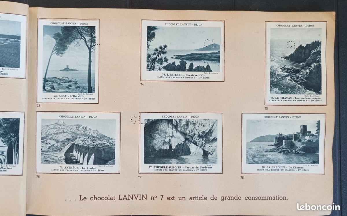 Albums La France en images Chocolats LANVIN - Collection
