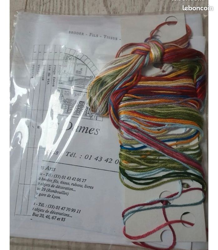 Kit point de croix broderie Le Bonheur des Dames miniature (image 2)