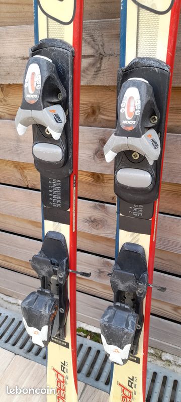 ski occasion DYNASTAR BOOSTER RL taille : 162 cm = 1 mètre 62 + fixations
