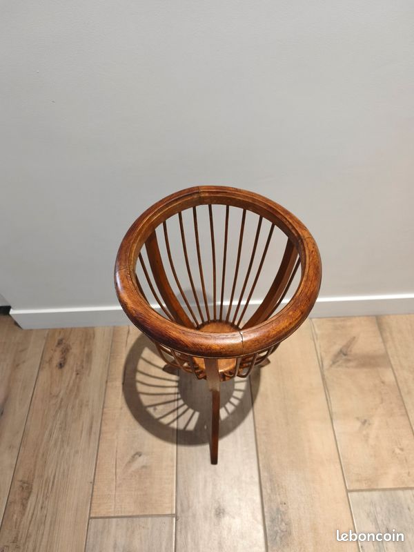 Porte plante en bois vintage (image 4)