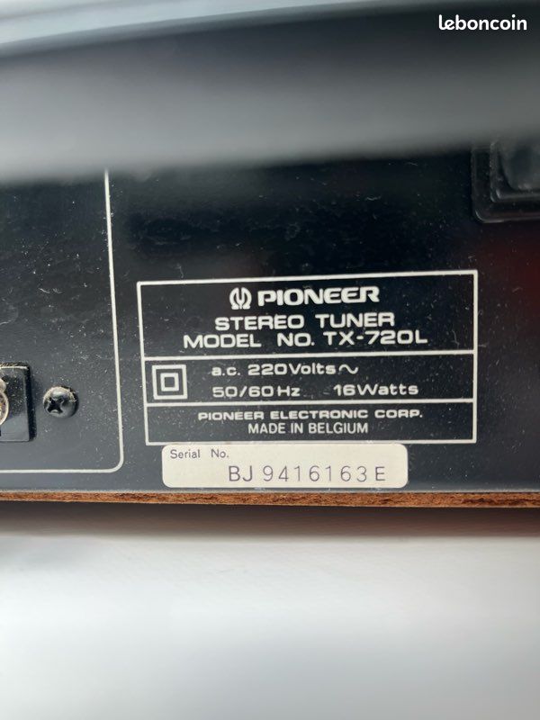Pioneer® TX 720 L - Tuner Hi Fi Blue Line - Label Emmaüs