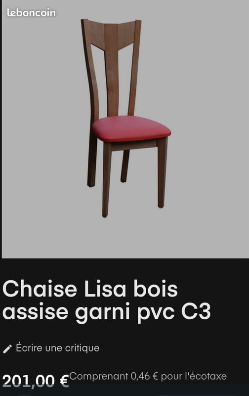 Chaise contemporaine neuve (image 7)