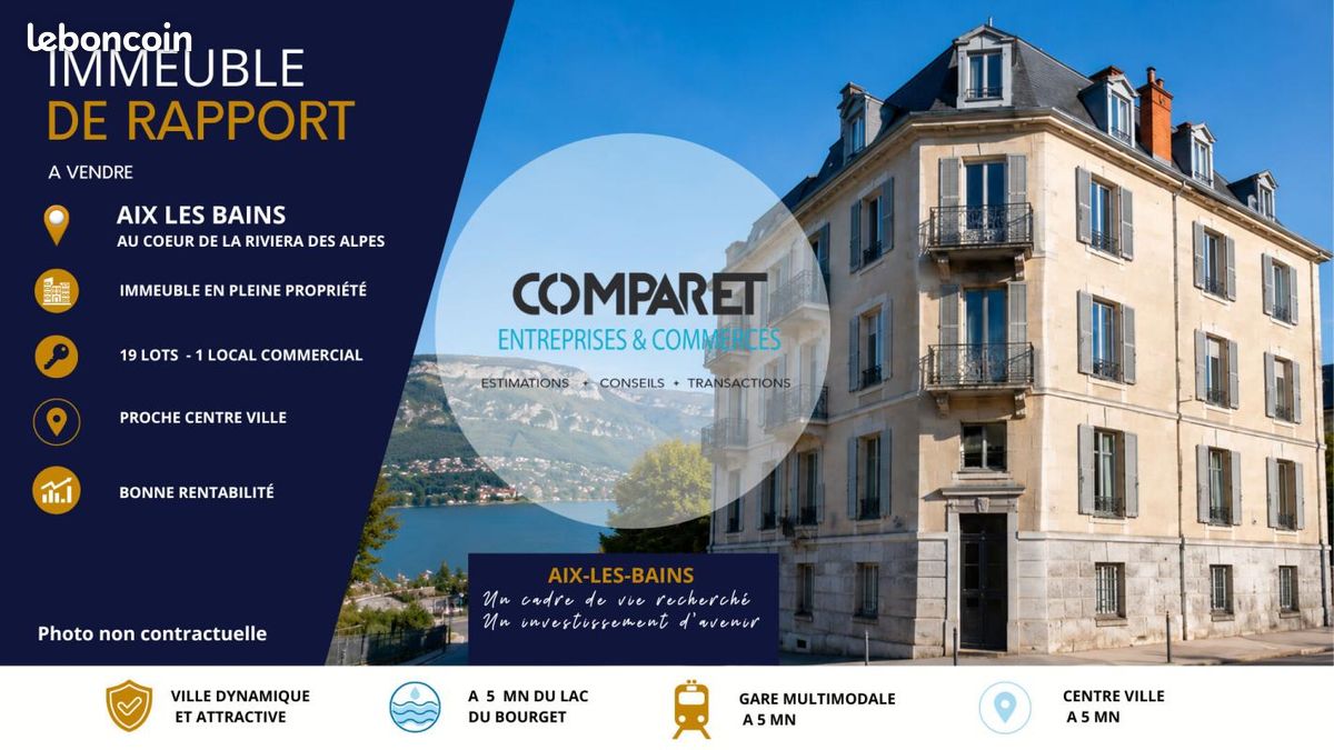 Immeuble 415 m² · à Aix-les-Bains · 415 m² · 2 100 000 €