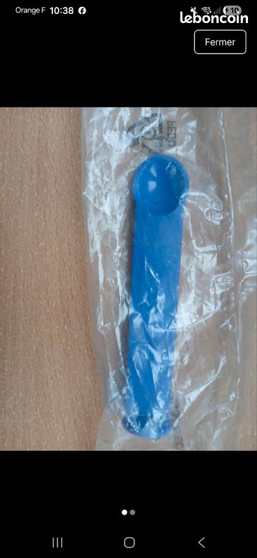 Cuillère mesure pour mini croissants et ravioles tupperware (image 1)