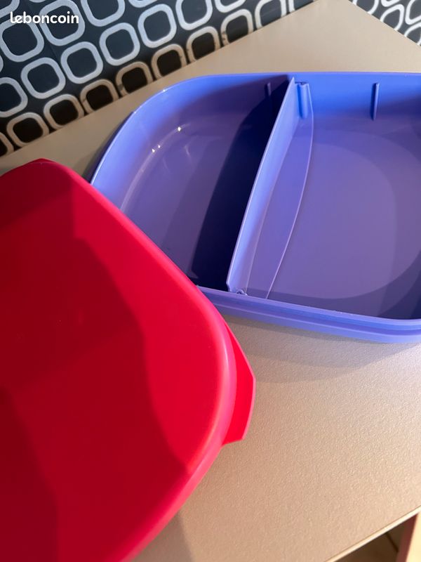 Lunchbox violette et rose Tupperware (image 2)