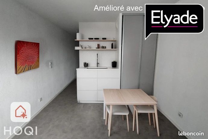 Studio 1 pièce 21 m²