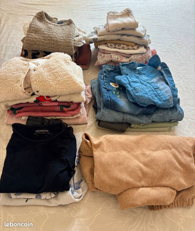 Lot vêtements 2 enfant filles (image 8)