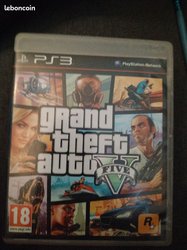Je vends le jeux GTA 5 sur ps3 (image 1)