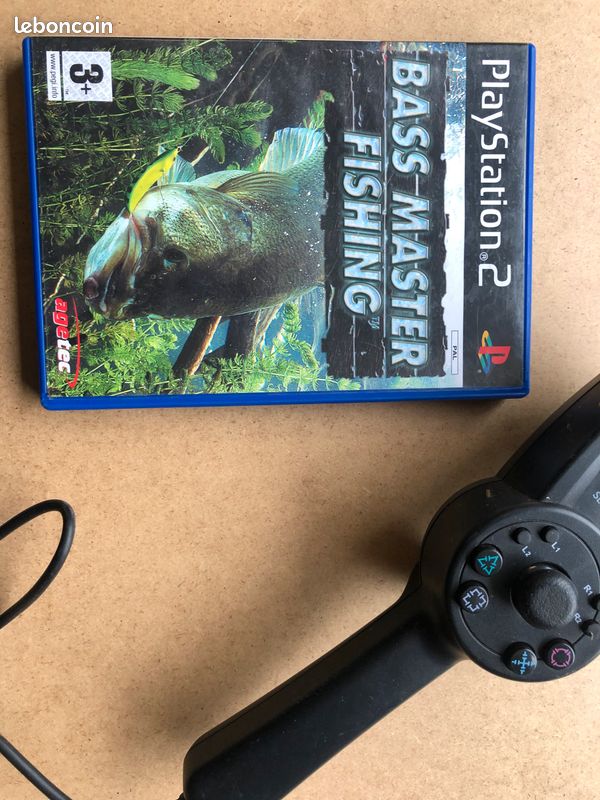 Jeu Vidéo Canne à Pêche Pour PlayStation 2 - Comme Neuf - Éditeur Sony, Origine France