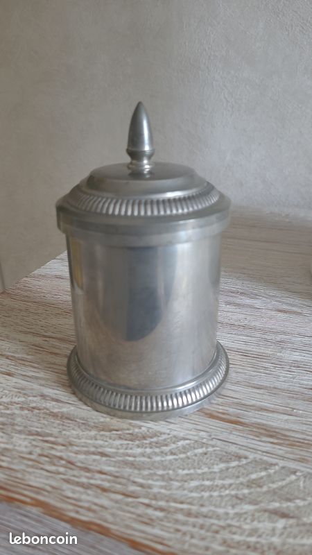 Pot en étain vintage (image 1)