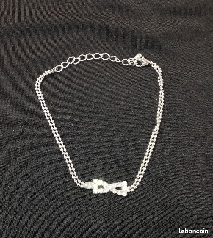 Bracelet De Cheville Argent 925 Papillon & Pierre De Naissance – Réglable 22+5 Cm – Custom4U