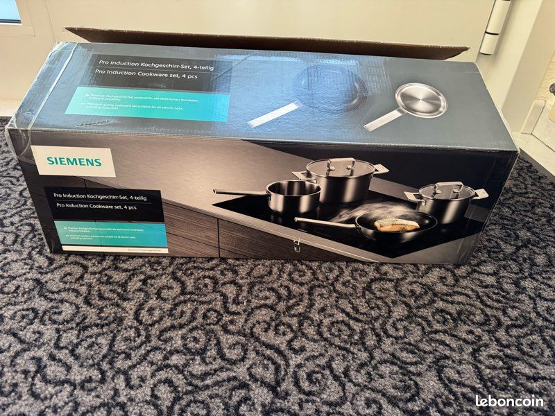 Batterie de cuisine Pro Induction Siemens NEUF (image 1)