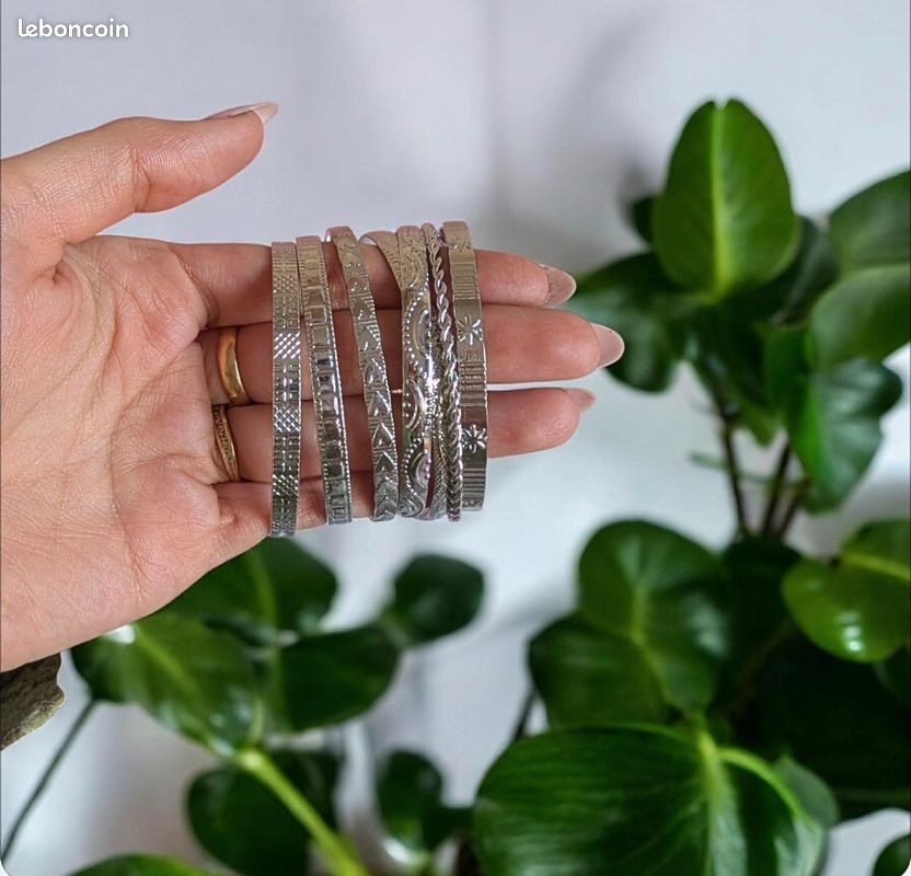 Lot De Bijoux En Argent Sterling - Occasion - Couleur Argenté - Parfait Pour Upcycling Ou Collection