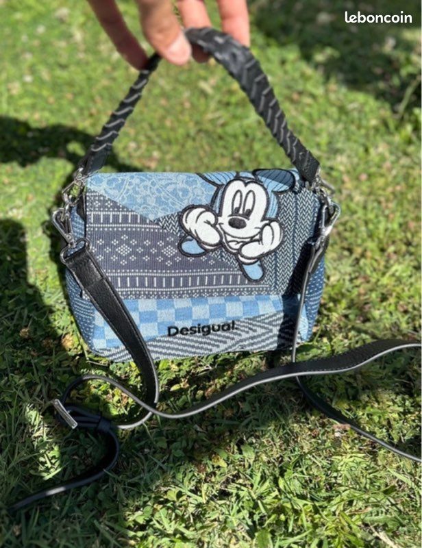 Sac à main jean Desigual Mickey Disney Accessoires Bagagerie