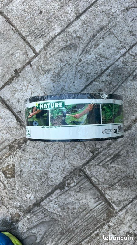 Nature bordure rouleau 10m h7.5cm noir (image 2)