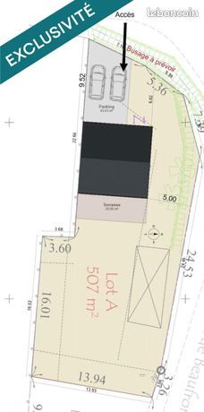 Terrain 507 m² PONTCHATEAU