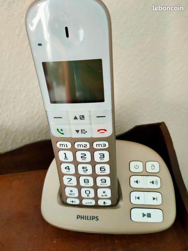 Téléphone sans fil avec répondeur philips (image 1)