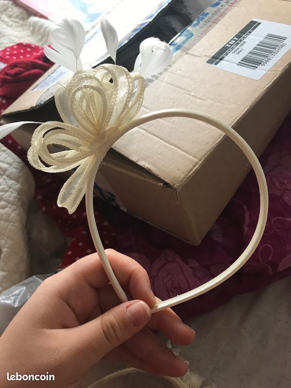 Serre tête pour baptême ou mariage (image 2)