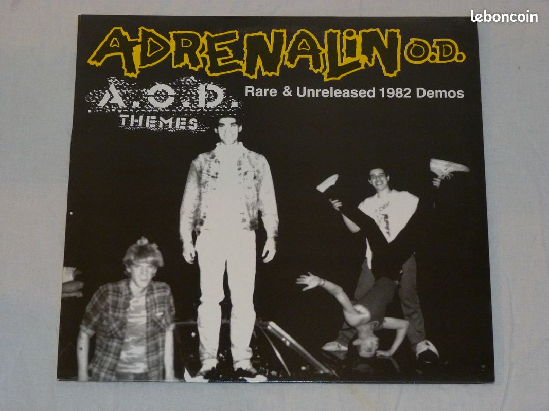ADRENALIN OD rare & unreleased 1982 demos LP (image 1)