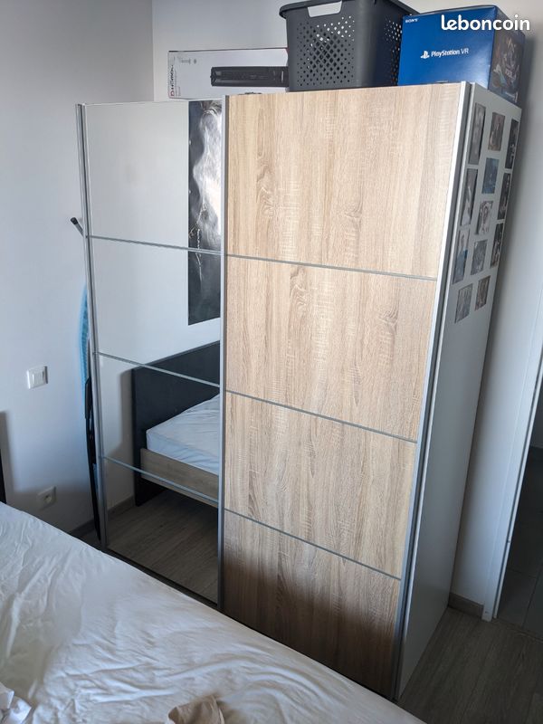 Armoire double porte coulissante (image 1)