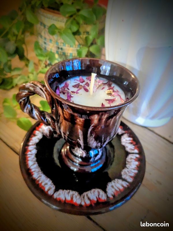 Bougie Tasse Vintage | – Citadine des champs