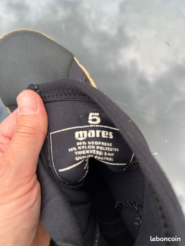 Botillons de plongée Marès triboot 5mm T38 (image 4)