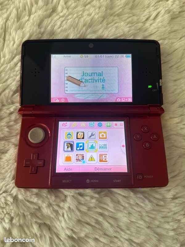 Console Nintendo 3DS edition rouge red metallique - B74 (image 4)