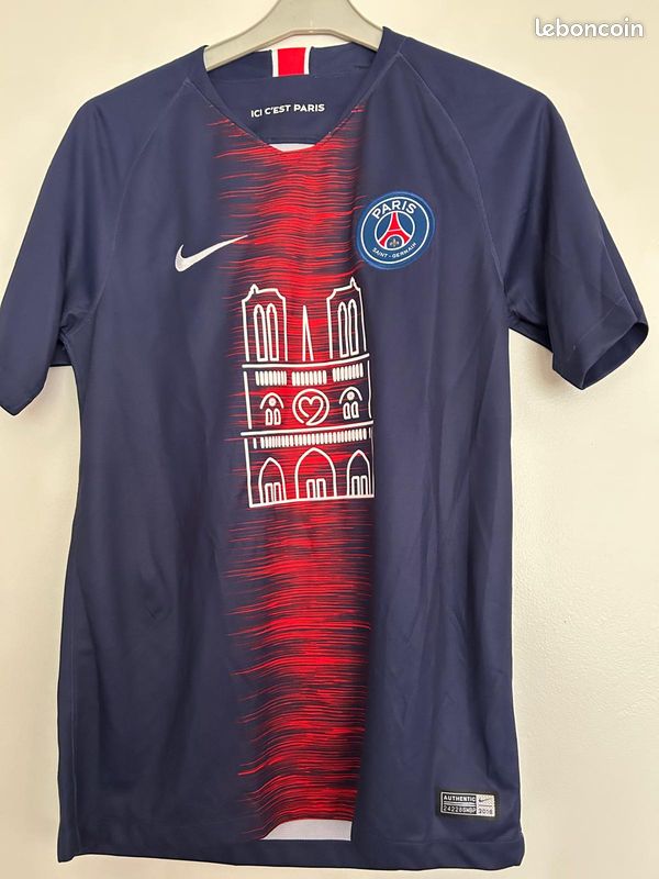 Maillot PSG Collector Le Coq Sportif - Blanc Domicile - Années 90 - Taille M - Numéro 11