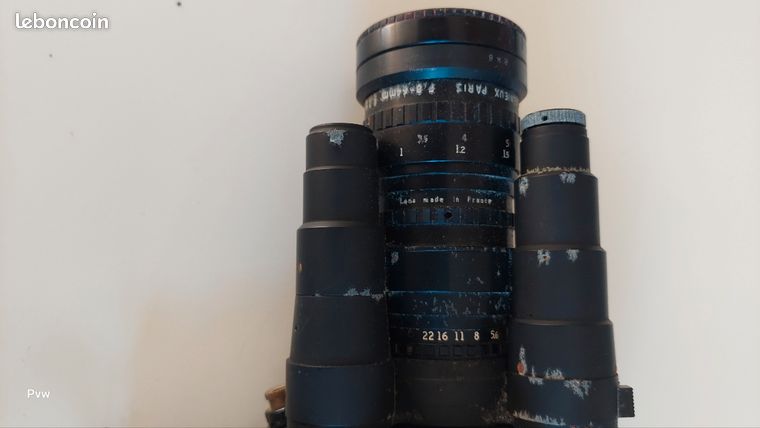 Caméra Super 8 Beaulieu S2008 (1967) Avec Objectif Angénieux 8-64 Mm – Non Testée – Occasion