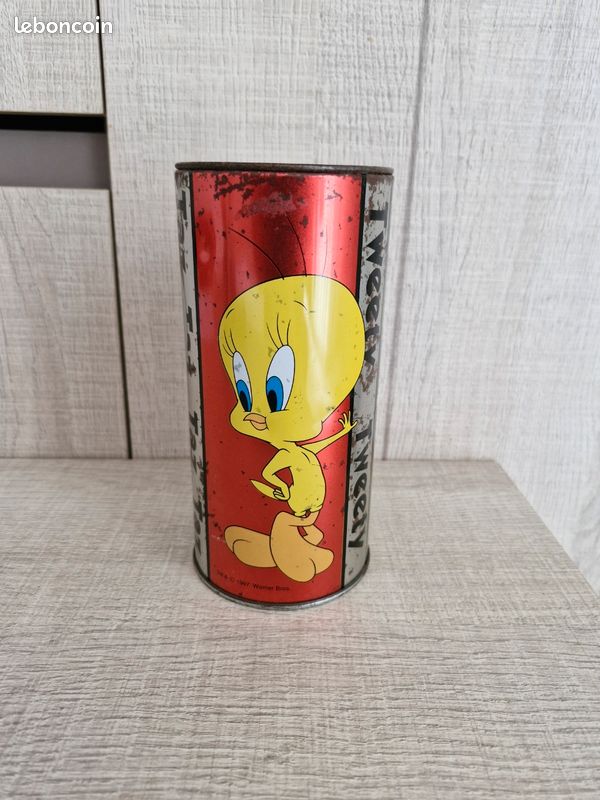Ancienne Tirelire Sylvestre Warner Bros gros minet. - Souvenirs d'Autrefois