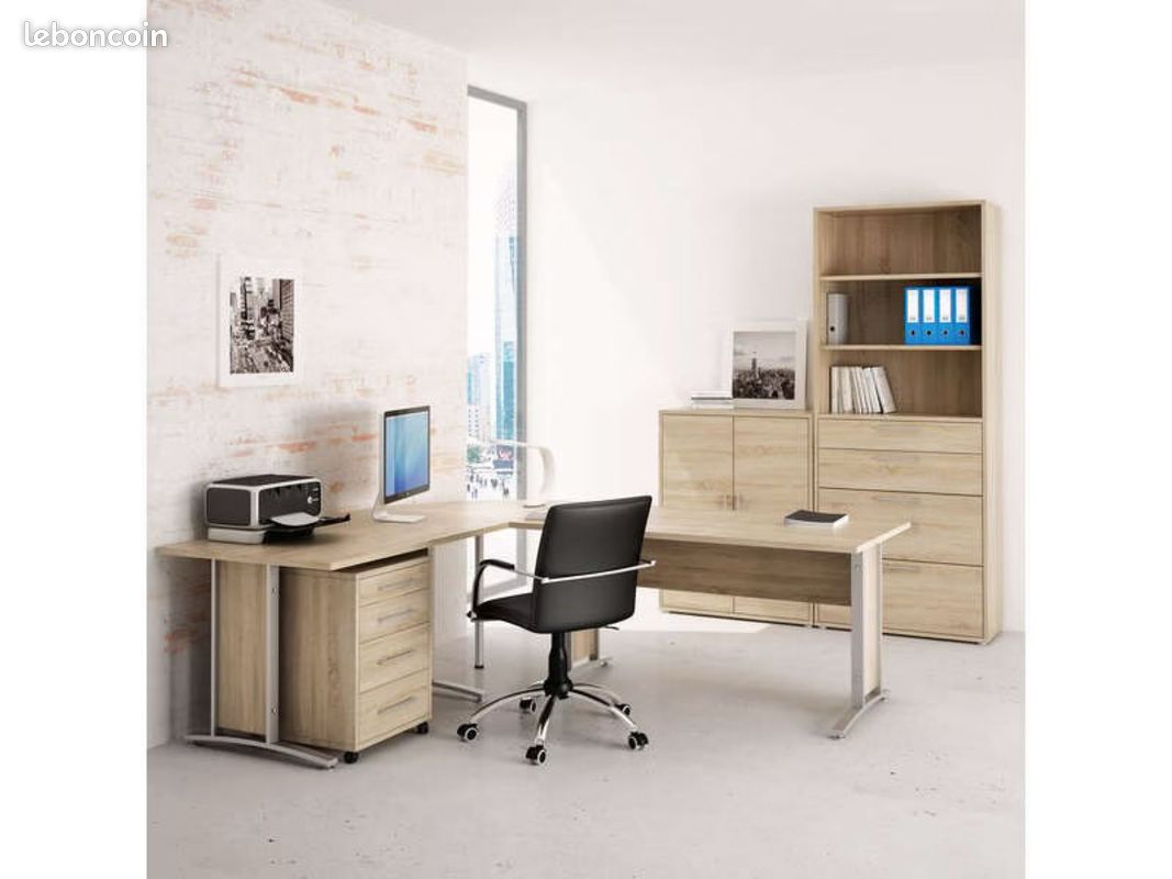 Bureau d’angle + caisson (image 7)