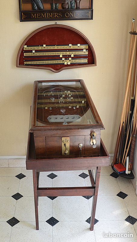 Jeu De Bagatelle Bois Thorness - Grand Plateau Laiton, Rétro Art Déco - Neuf