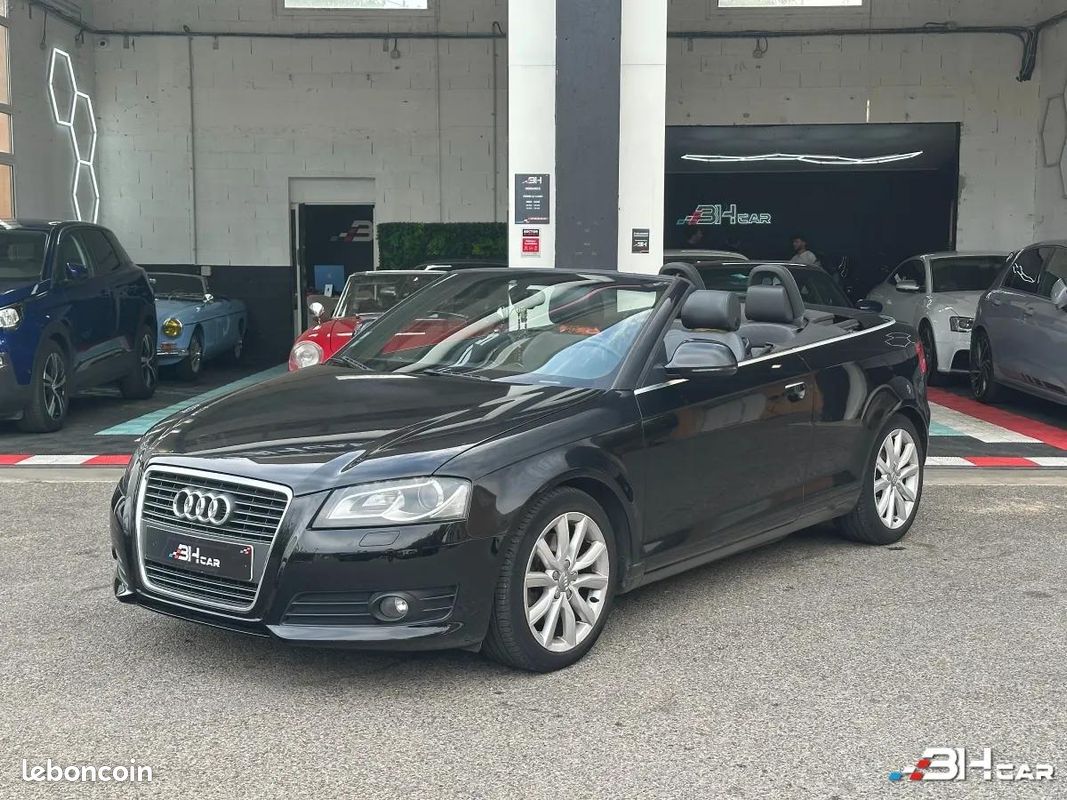 Audi A3 CABRIOLET / 2.0L TFSI 200cv / AMBITION LUXE / S-TRONIC BVA / DISTRI A JOUR / SUIVI INTEGRAL (image 1)