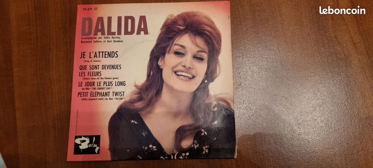 45t vinyl Dalida (image 1)