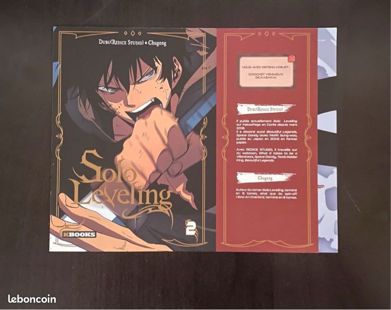 Jaquette collector solo leveling tome 2 cultura (image 1)