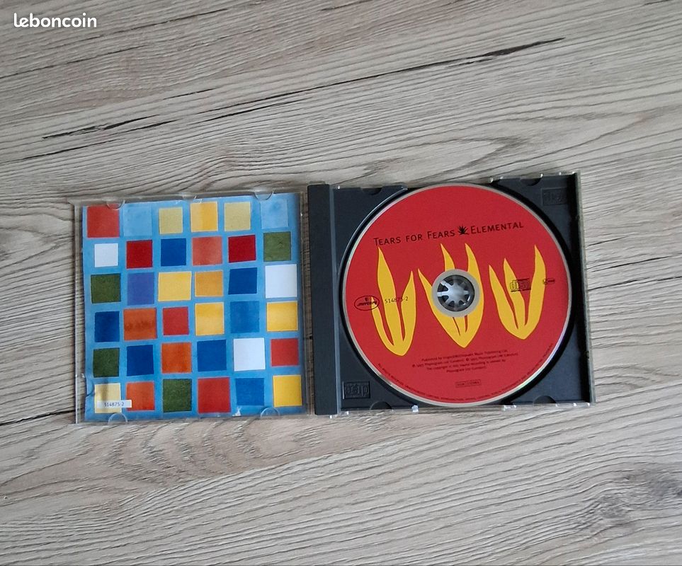 ​CD Tears For Fears – Elemental (1993) – Très bon état (image 3)