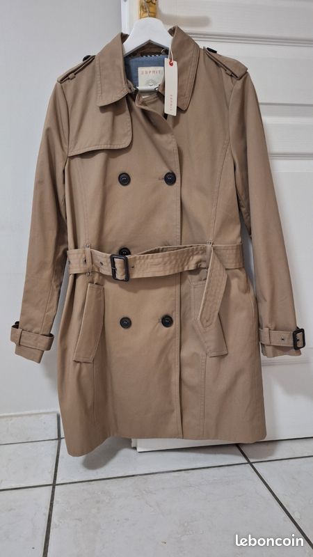 Trench Manteau Camel Esprit Trench Court Camel Esprit Neuf 36