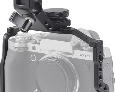 Cage Caméra Hersmay Pour Fujifilm X-T5 - Aluminium - Avec Sabot Froid Et Trous 1/4" & 3/8" - Rig Vidéo