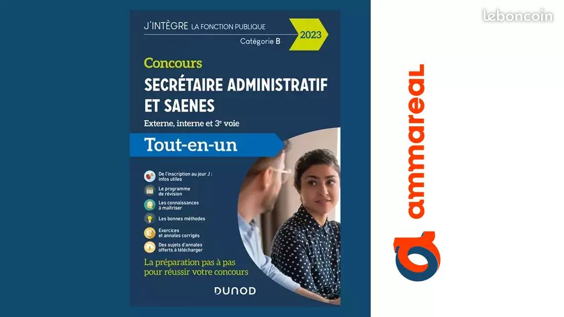 Concours Secrétaire administratif et SAENES - 2023: Tout-en-un (2023) - Sylvie Beyssade, Frant... (image 1)