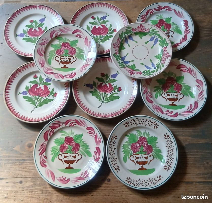 Assiettes sarreguemines (image 1)