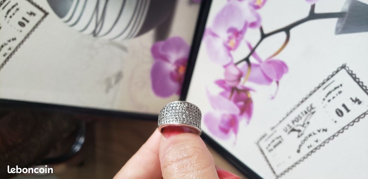 Belle bague en argent véritable (image 4)